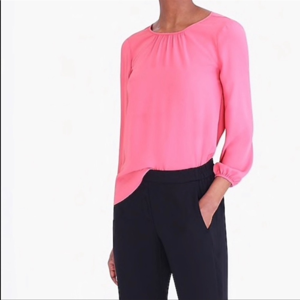 J Crew Long Sleeve Blouse